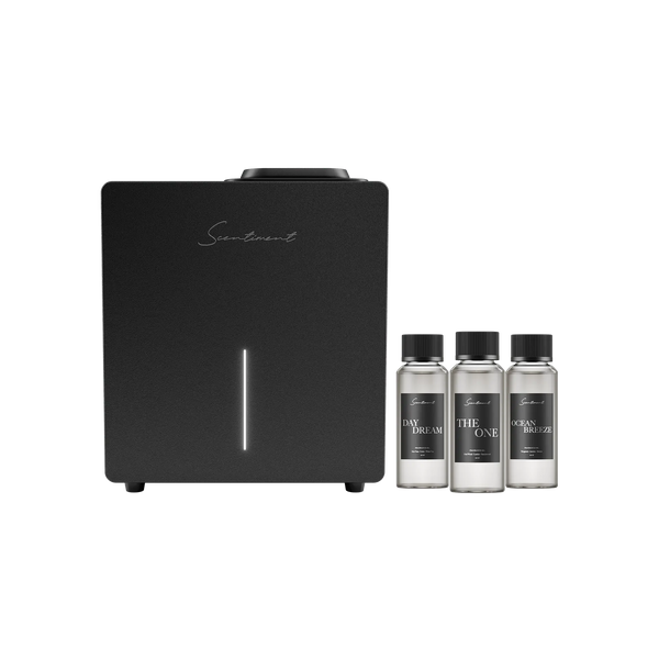 Scentiment Diffuser HVAC 2 with Top 3 Hotel Diffuser Oils