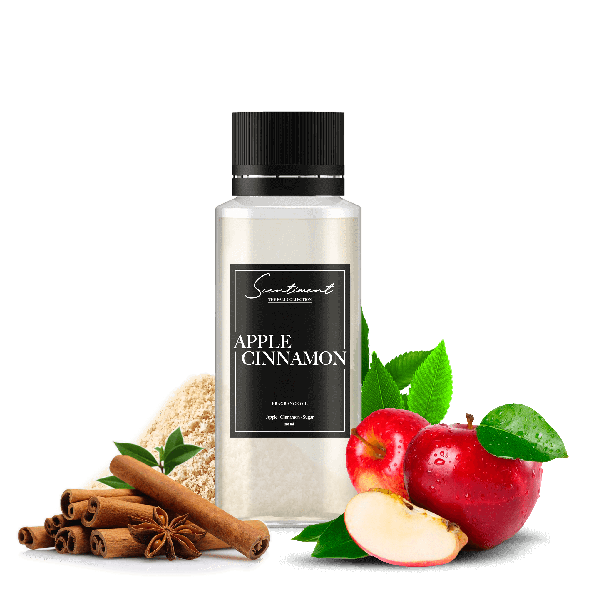 Aromar Premium Fragrance Oil - 2 oz. Apple Cinnamon Scented Oil