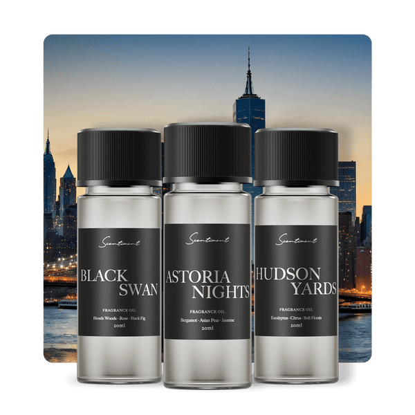 Scentiment New York Diffuser Oils Inspired by NY EDITION®, Waldorf Astoria New York, Equinox Hotel & more