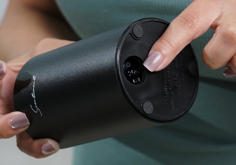 Unlock your Mini Diffuser by gently pushing out the fragrance vessel from the bottom of the device.