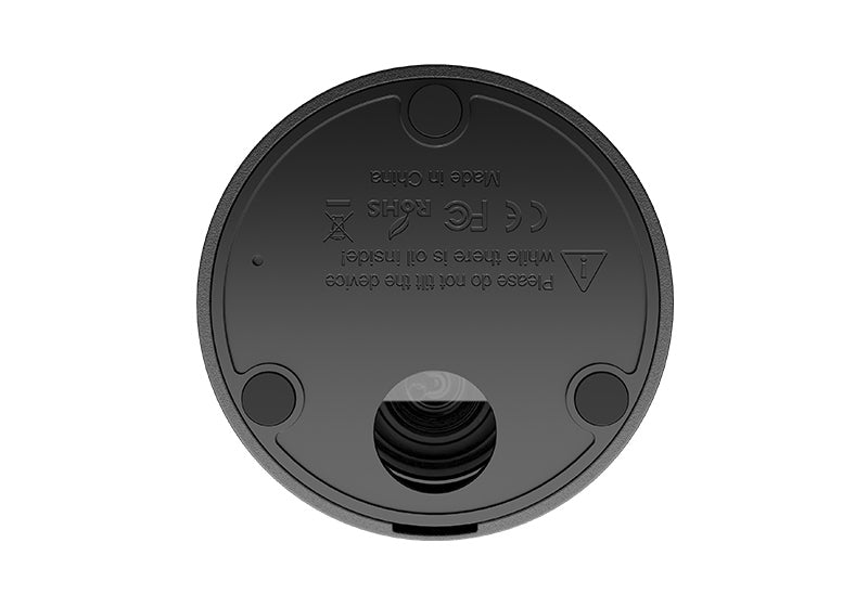 Push from bottom of diffuser to reveal the fragrance vessel compartment.