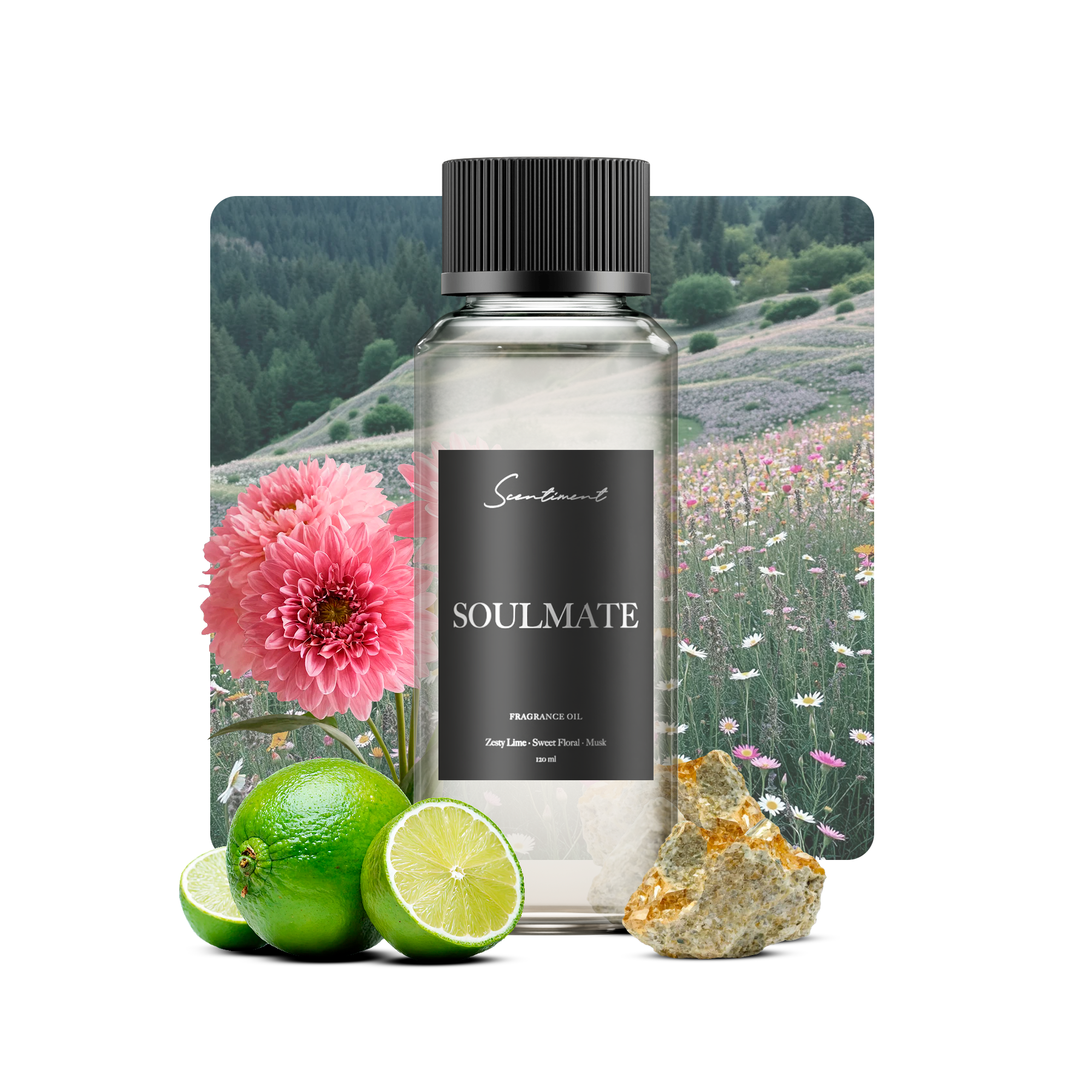 Soulmate Fragrance Diffuser Oil With Ingredients