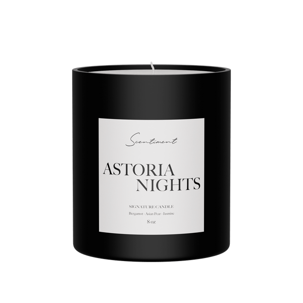 Astoria Nights 8 oz Scented Candle Inspired by Waldorf Astoria Hotels