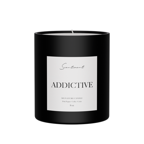 Addictive 8oz Candle, Inspired by YSL® Black Opium
