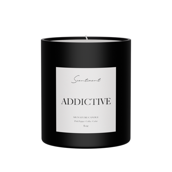 Addictive 8oz Candle, Inspired by YSL® Black Opium
