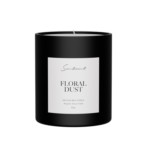 Floral Dust 8oz Candle, Inspired by Viktor & Rolf® Flowerbomb
