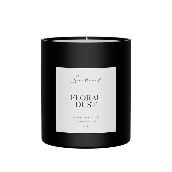 Floral Dust 8oz Candle, Inspired by Viktor & Rolf® Flowerbomb
