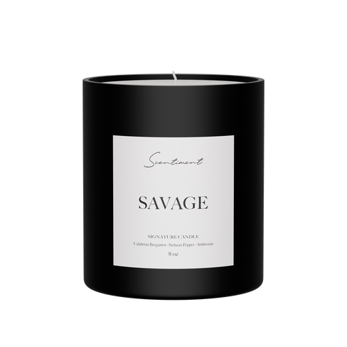 Savage 8oz Candle,Inspired by Dior® Sauvage