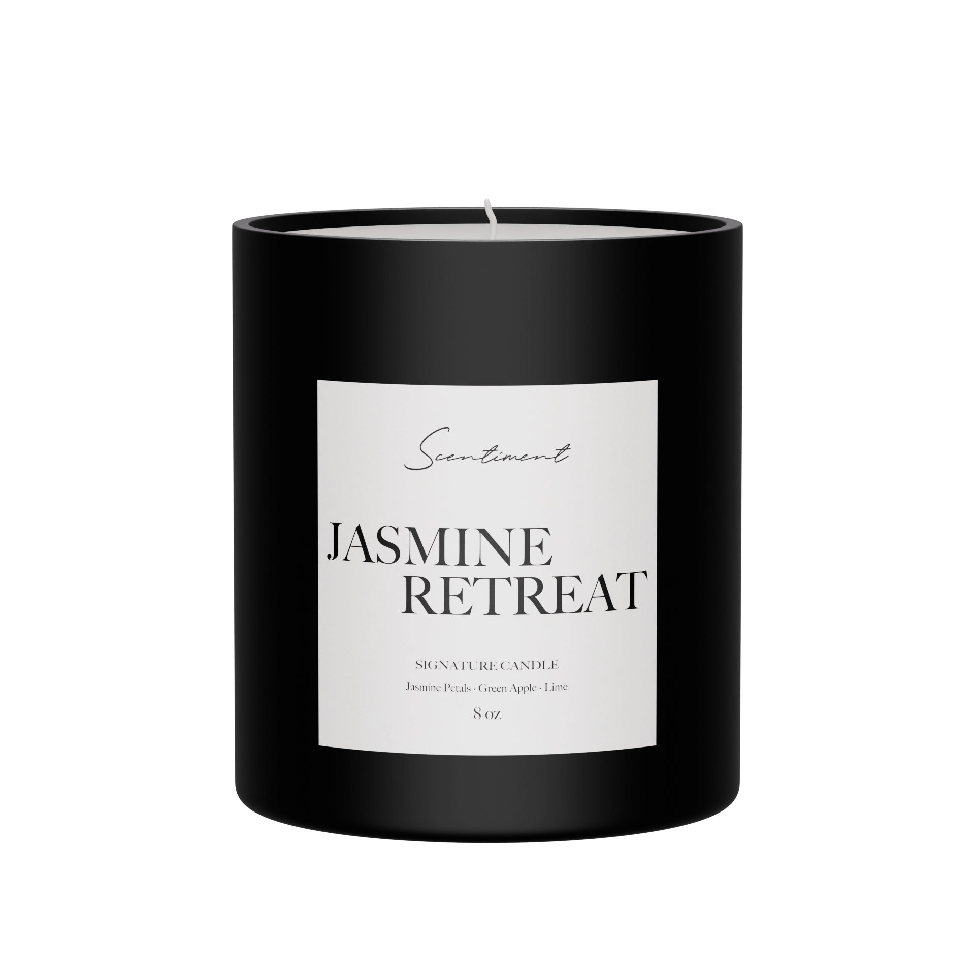 Jasmine Retreat 8 oz Scented Candle Inspired by Park Hyatt Hotels