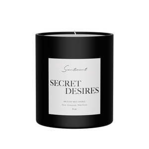 Secret Desires 8 oz Scented Candle Inspired by ARIA Resort & Casino Las Vegas