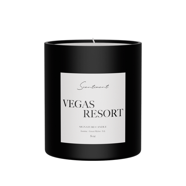 Vegas Resort 8 oz Scented Candle Inspired by Wynn Resort & Casino Las Vegas