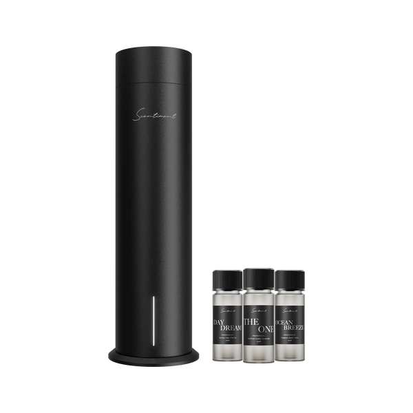 Scentiment Diffuser Air 2 Black - with Top 3 Fragrance Oils Inspired by 5-Star Hotels