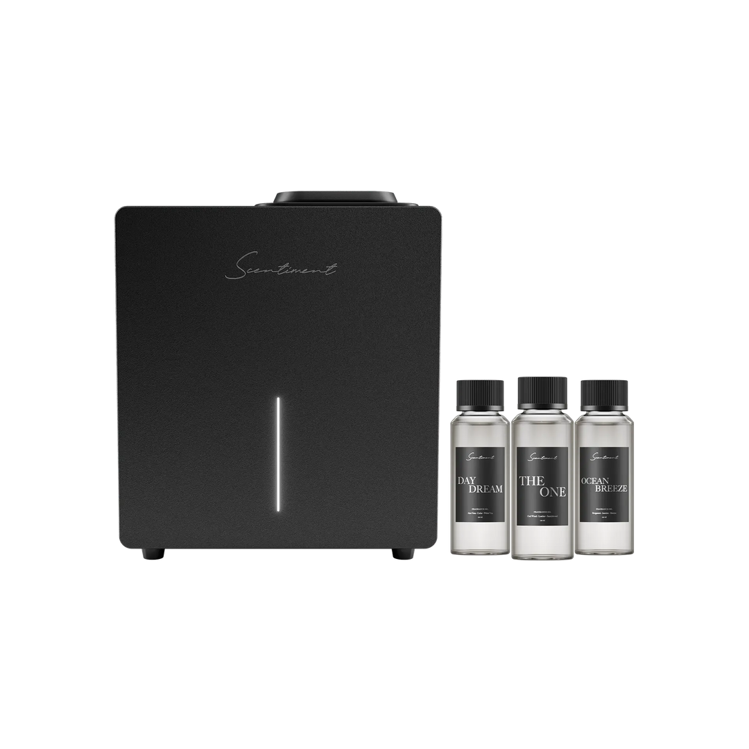 Scentiment Diffuser HVAC 2 with Top 3 Hotel Diffuser Oils