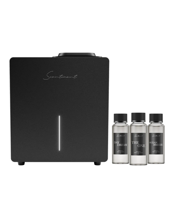 Scentiment Diffuser HVAC 2 with Top 3 Hotel Diffuser Oils