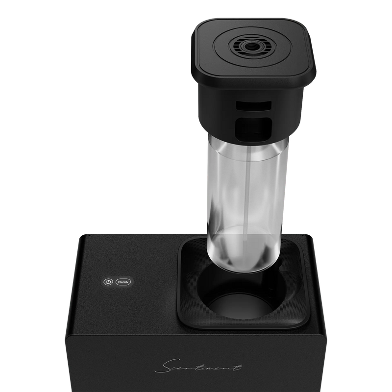 Scentiment Diffuser HVAC 2 - Top Open View with Bottle