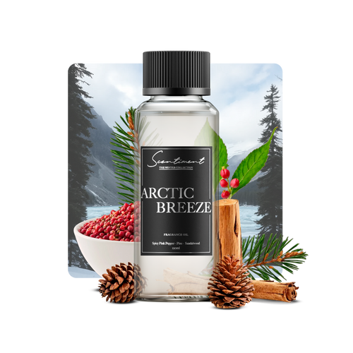 Arctic-Breeze Fragrance Diffuser Oil With Ingredients
