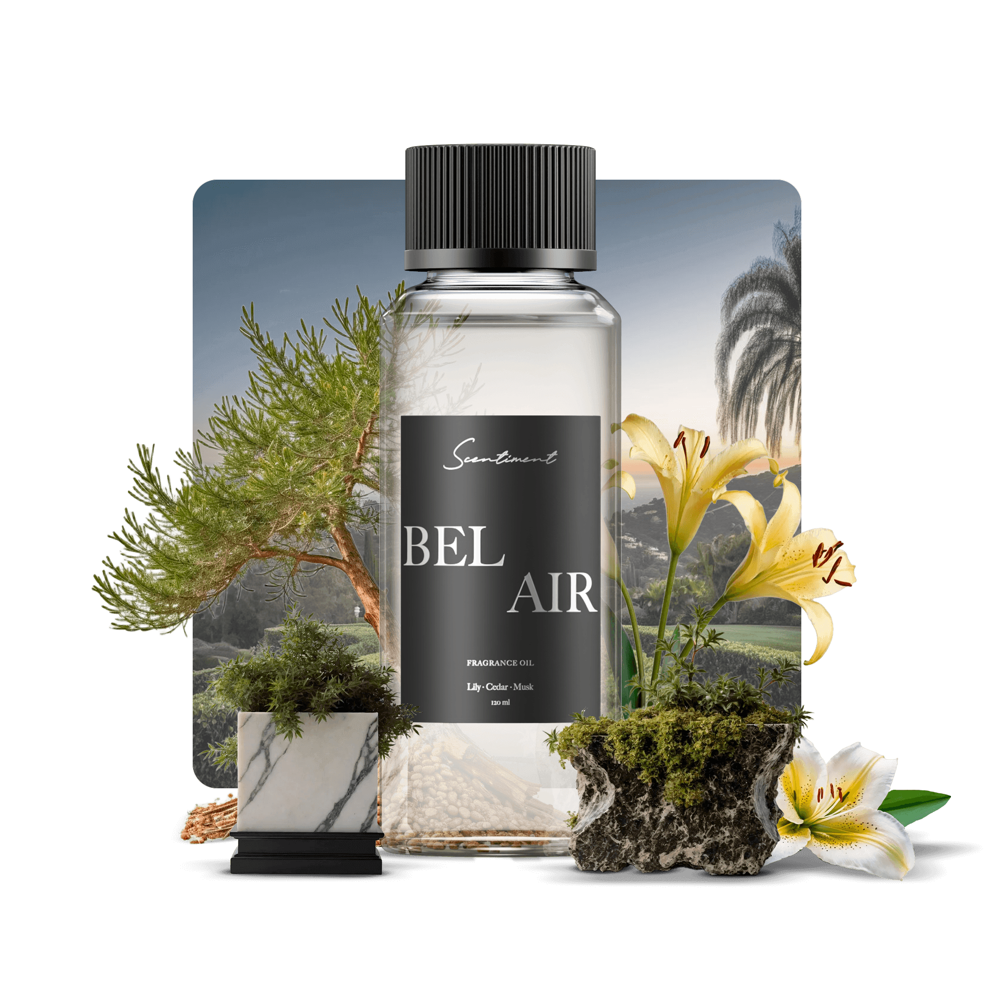 Bel Air Fragrance Diffuser Oil Inspired by Hotel Bel-Air® With Ingredients