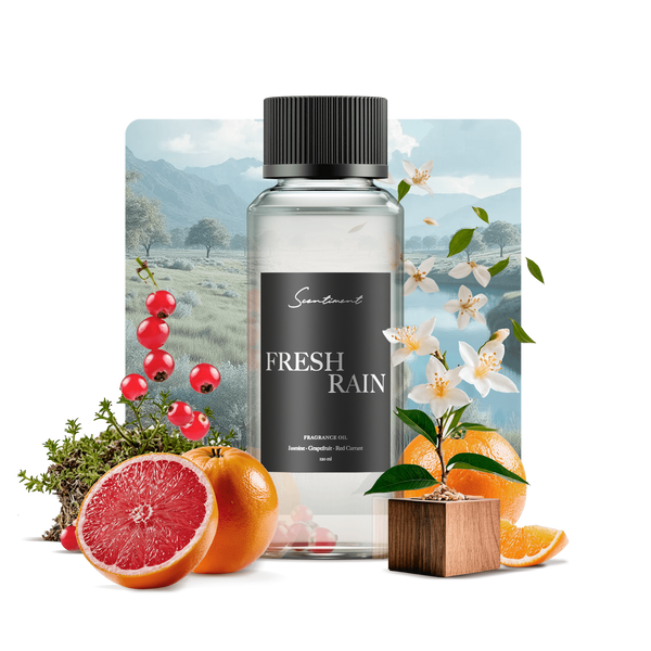 Fresh Rain Fragrance Diffuser Oil Inspired by Marriott® With Ingredients