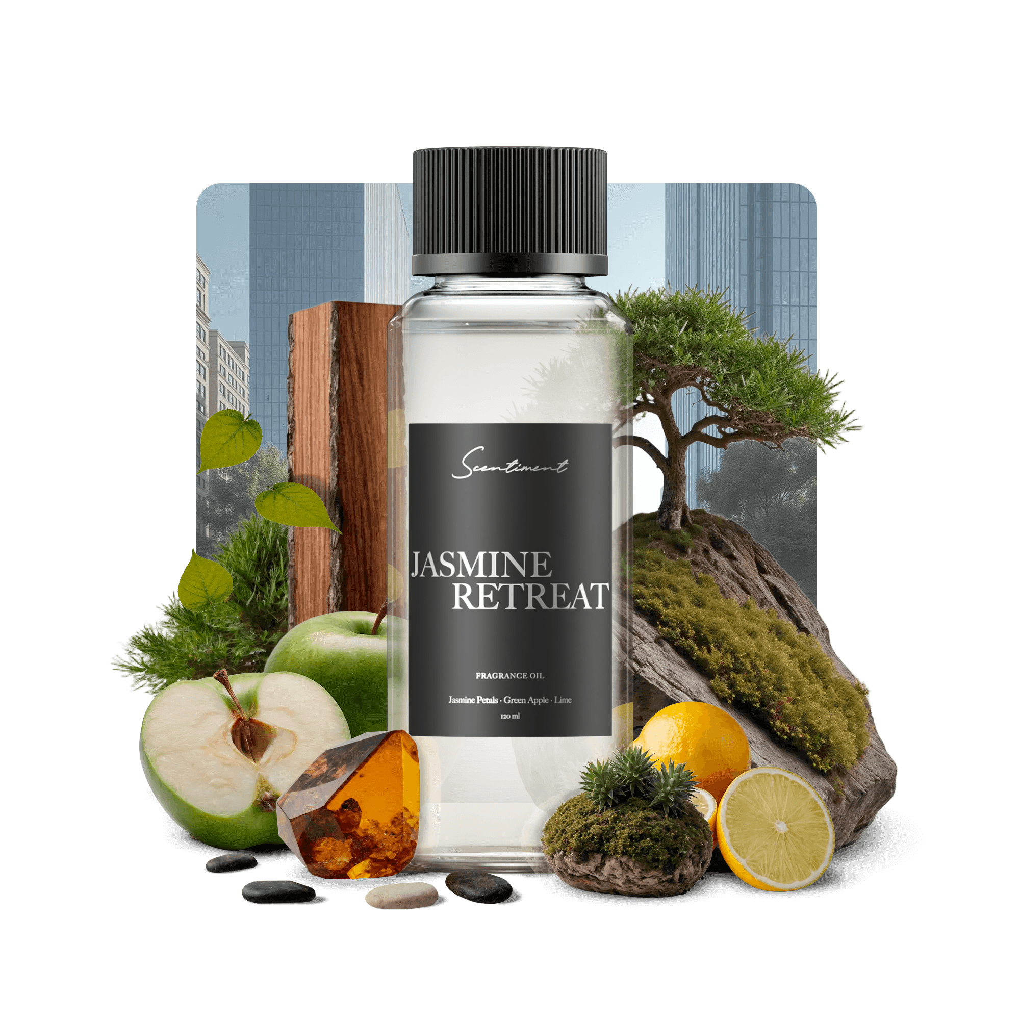 Jasmine Retreat Fragrance Diffuser Oil Inspired by Park Hyatt® With Ingredients