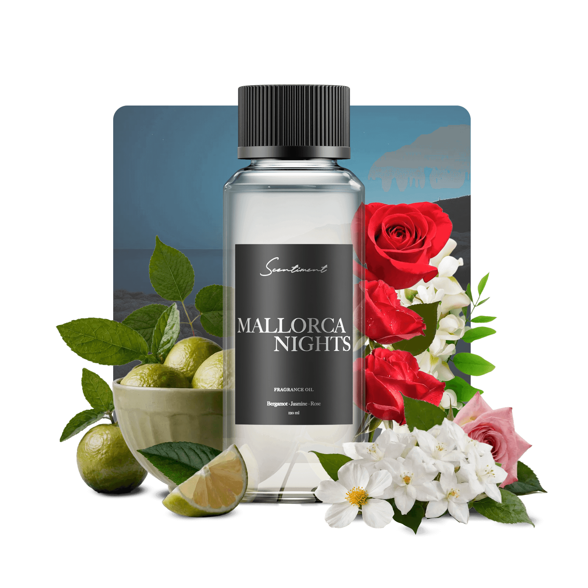 Mallorca Nights Fragrance Diffuser Oil Inspired by Meliá® Hotels With Ingredients