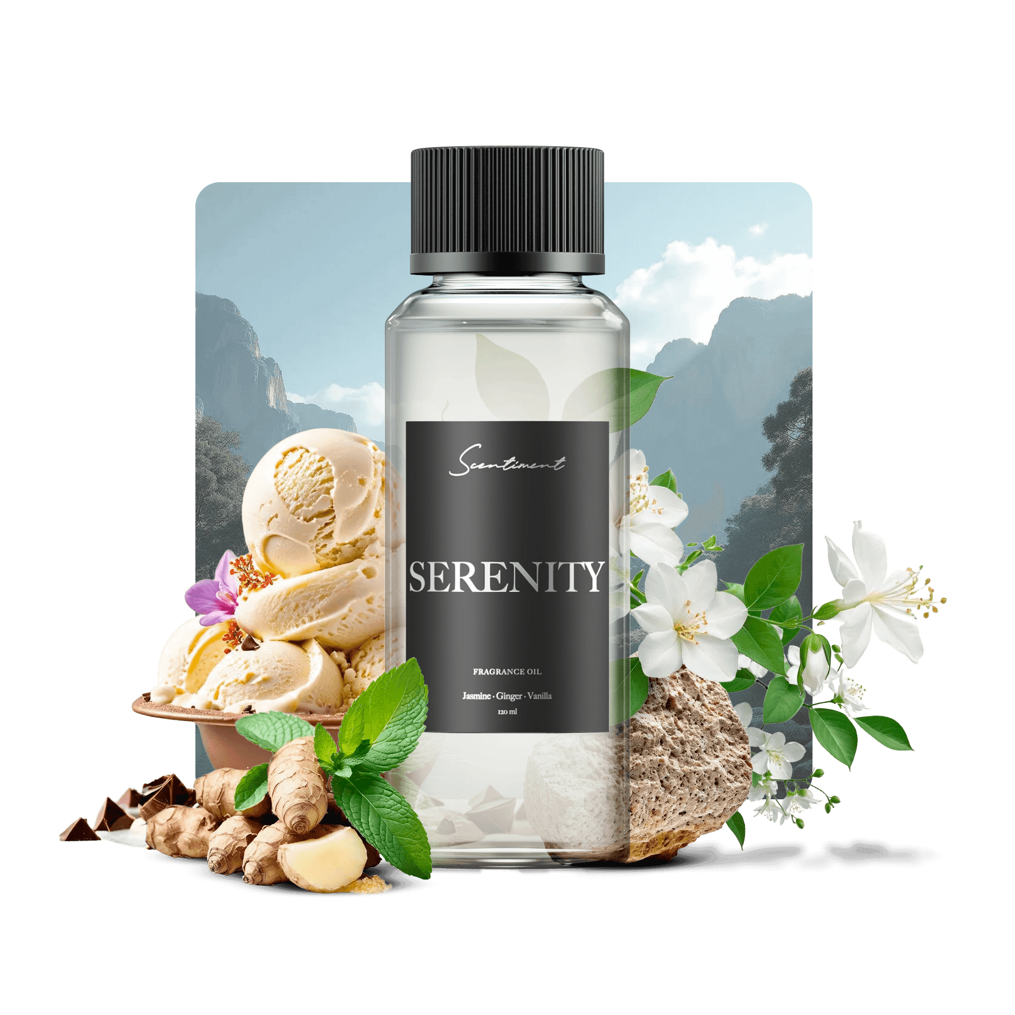 Serenity Fragrance Diffuser Oil Inspired by Shangri-La® Hotels With Ingredients