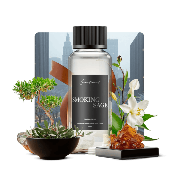 Smoking Sage Fragrance Diffuser Oil Inspired by Gramercy Park® Hotel With Ingredients