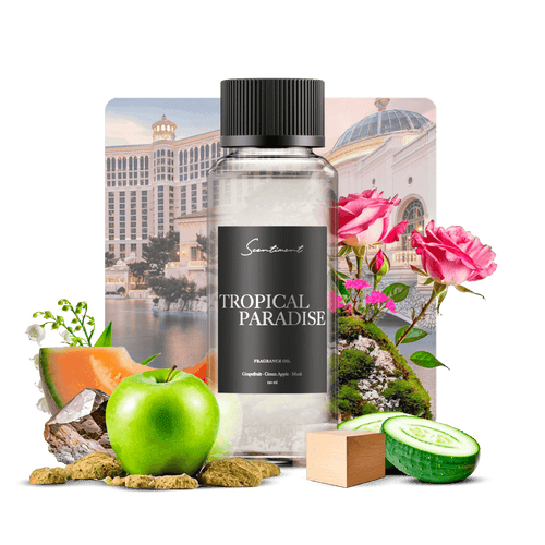 Tropical Paradise Fragrance Diffuser Oil Inspired by Bellagio® With Ingredients