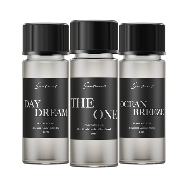 Top 3 Hotel Scents Discovery Set in 20 mL Diffuser Oils