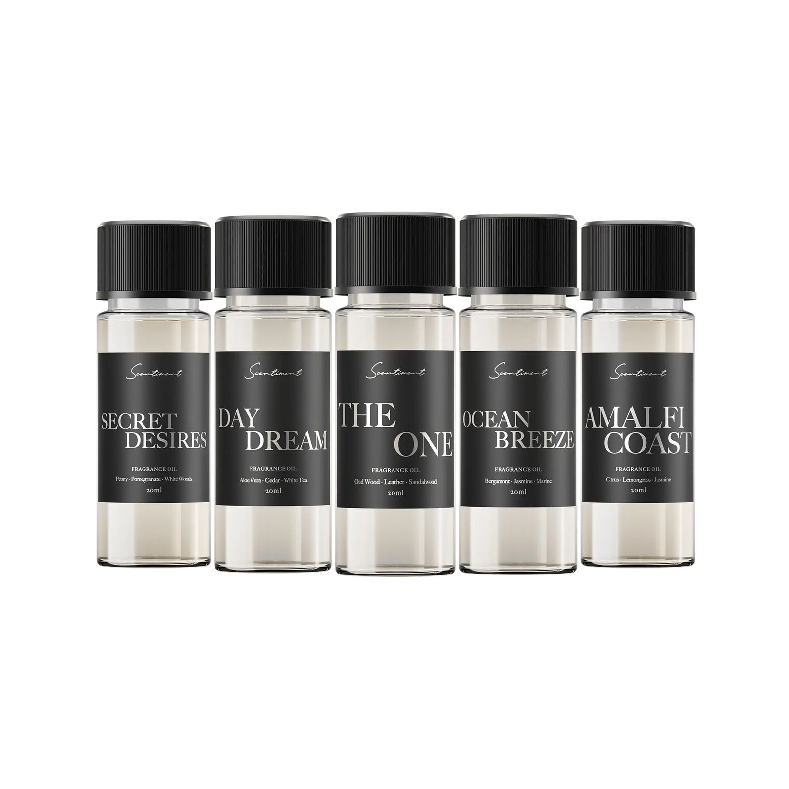 Top 5 Hotel Scents Discovery Set in 20 mL Diffuser Oils