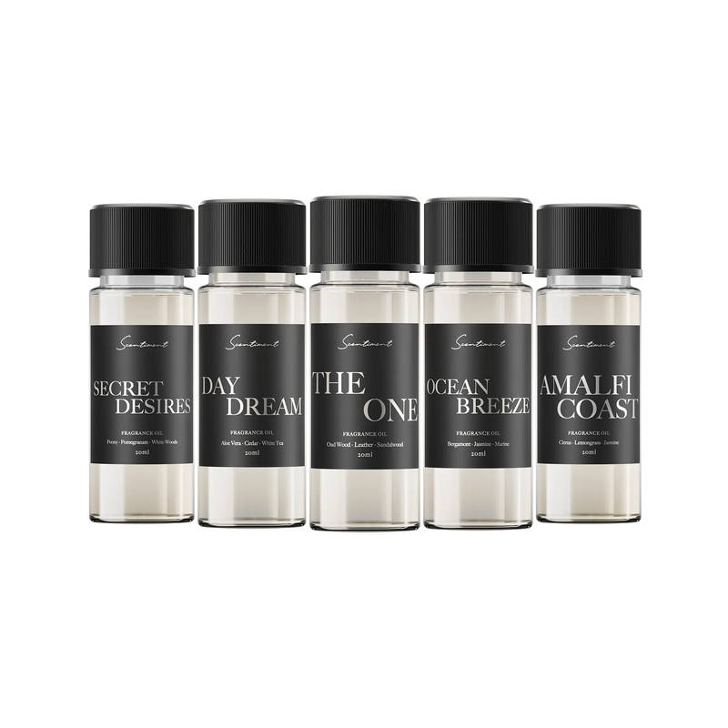Top 5 Hotel Scents Discovery Set in 20 mL Diffuser Oils