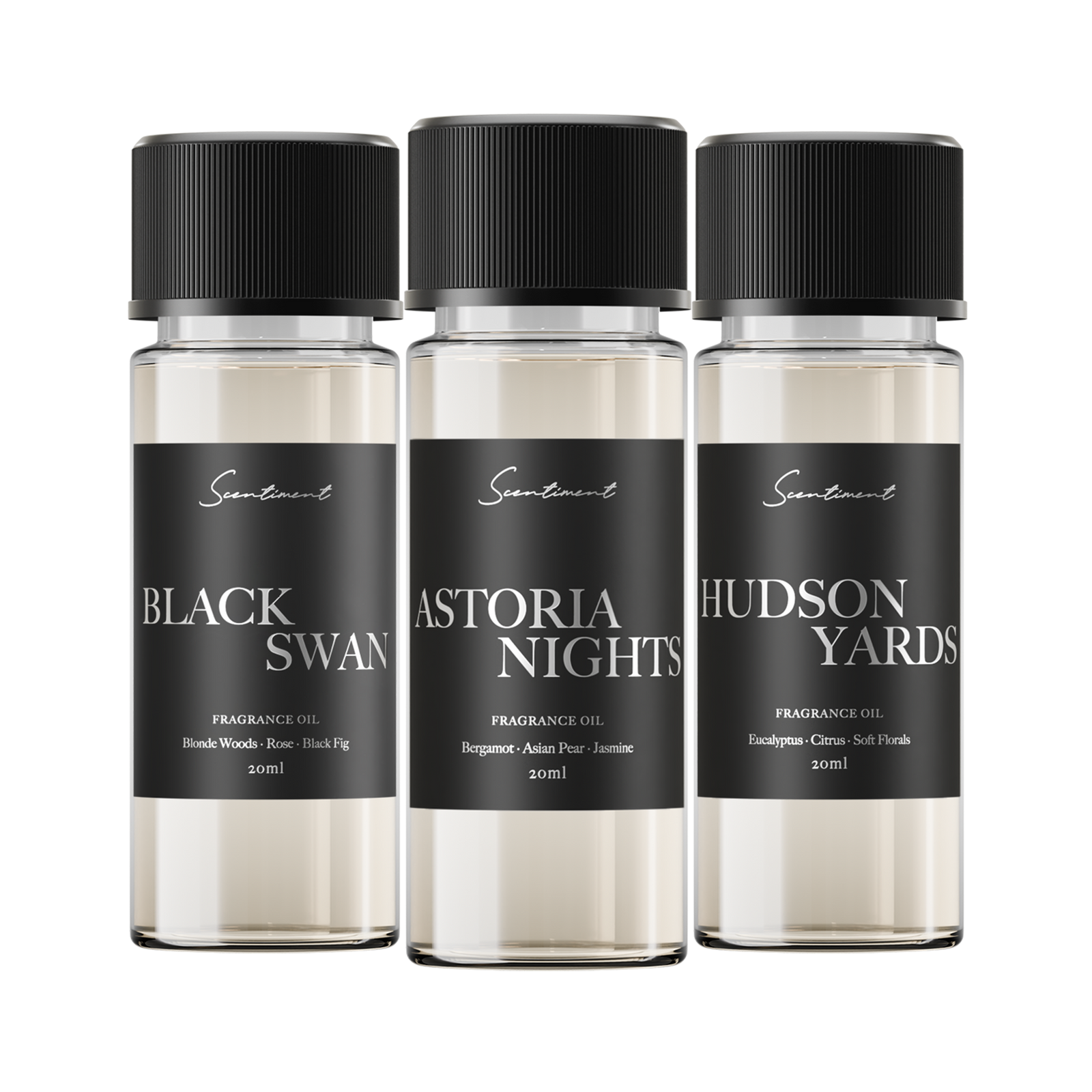 Scentiment New York 3 20ml Diffuser Oils Inspired by NY EDITION®, Waldorf Astoria New York, Equinox Hotel & more
