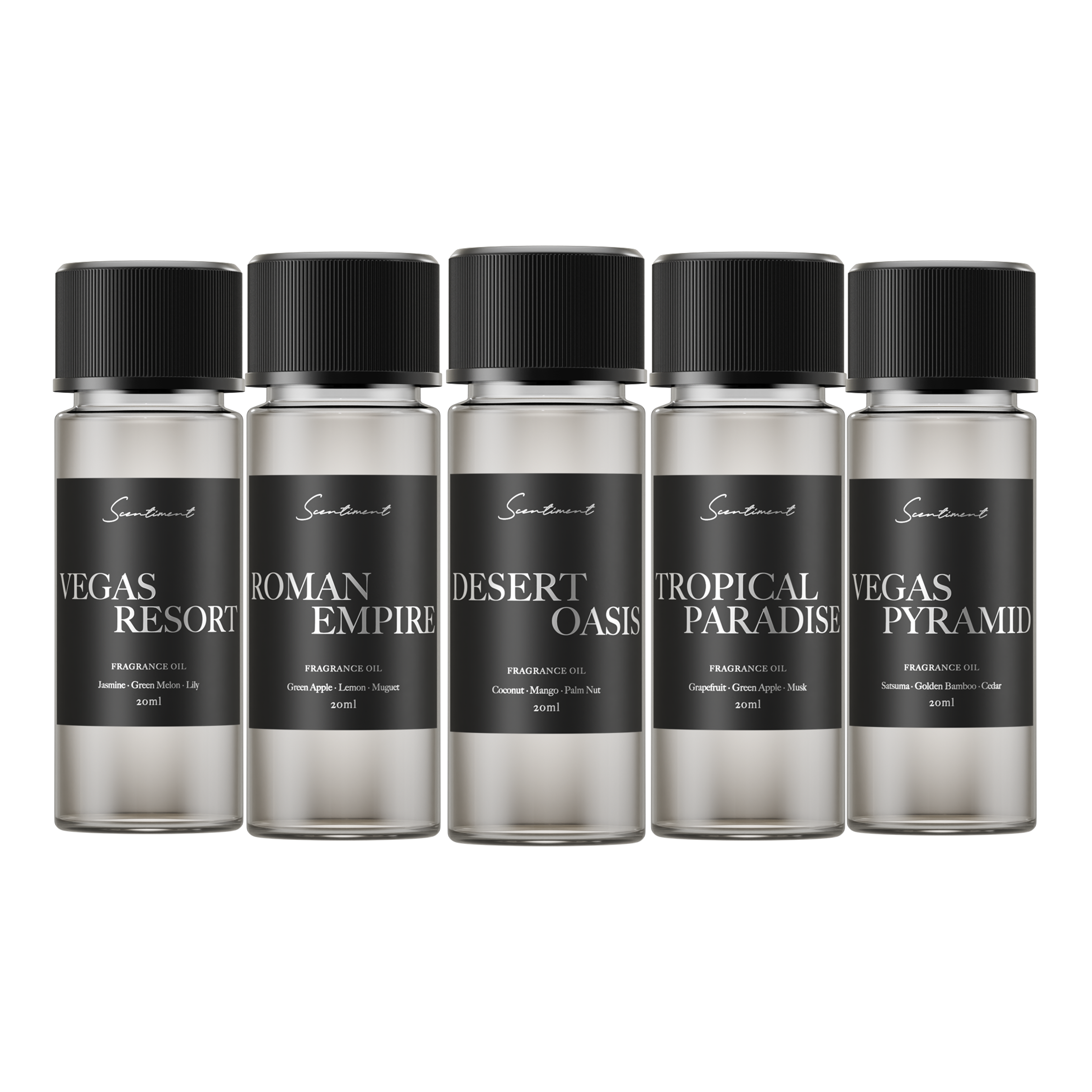 Top 5 Viva Vegas Scents Discovery Set in 20 mL Diffuser Oils