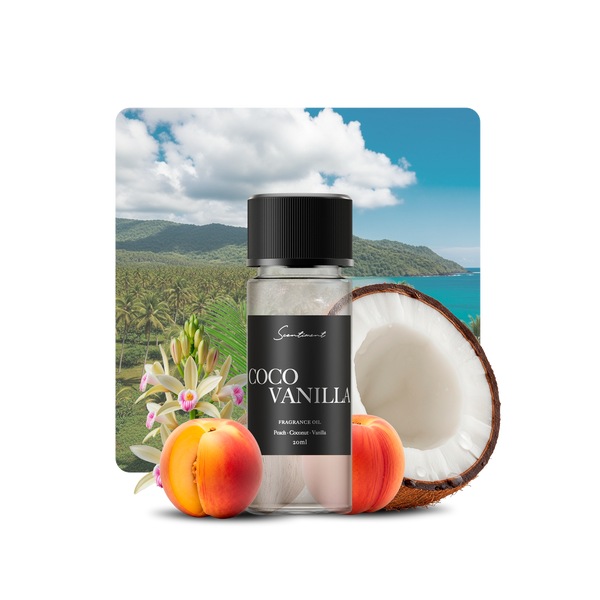 Coco Vanilla Diffuser Oil Inspired by the sweet, creamy scent of Coconut Cream With Ingredients