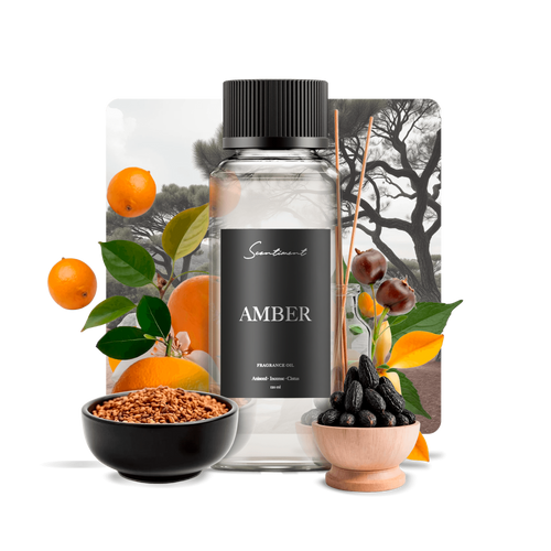 Amber Diffuser Oil Inspired by Diptyque® Ambre With Ingredients
