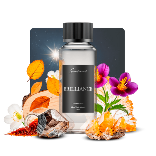 Brilliance Diffuser Oil, Inspired by Baccarat Rouge 540® with Ingredients
