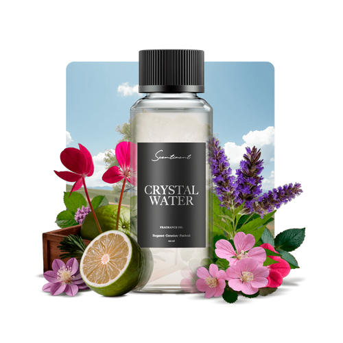 Crystal Water Diffuser Oil Inspired by Aqua Di Gio® With Ingredients