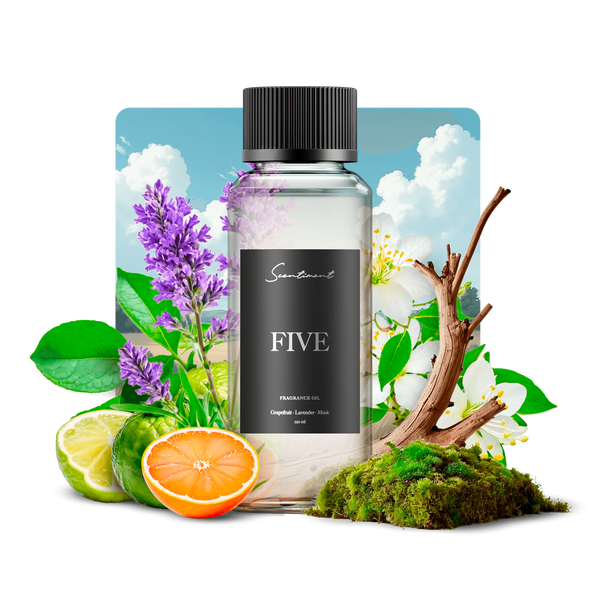 Five Diffuser Oil Inspired by CHANEL® N°5 With Ingredients
