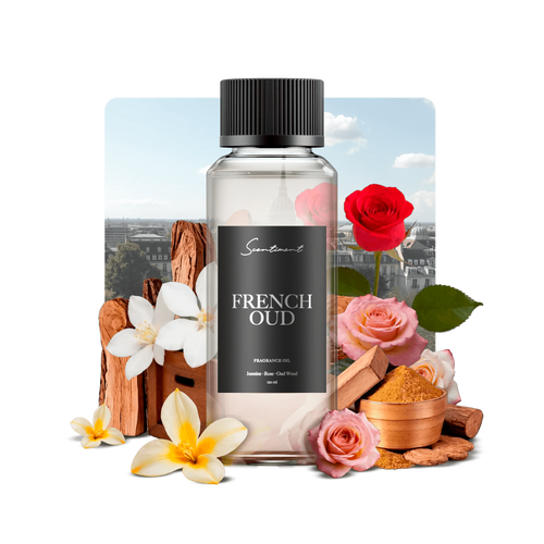 French Oud Diffuser Oil Inspired by Diptyque® Oud Paris With Ingredients