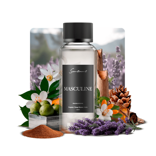 Masculine Diffuser Oil  Inspired by Le Male Le Parfum Jean Paul Gaultier With Ingredients