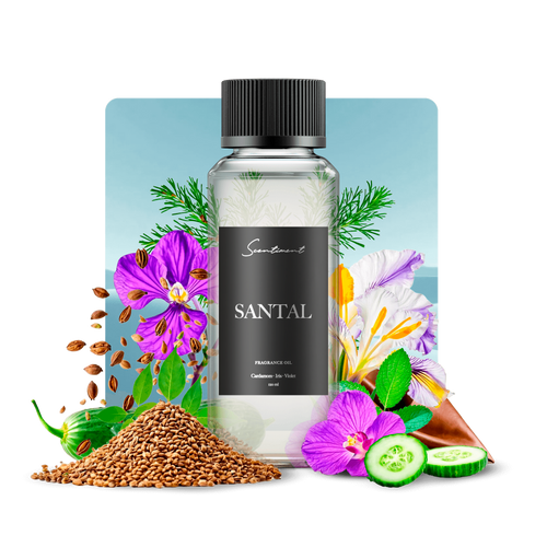 Santal Diffuser Oil Inspired by Le Labo® Santal 33 With Ingredients
