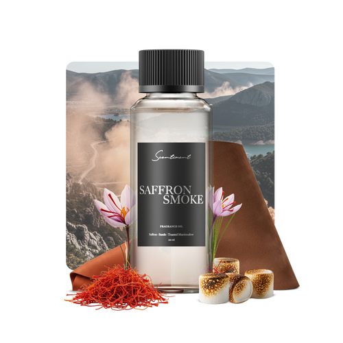 Saffron Smoke Fragrance Diffuser Oil With Ingredients