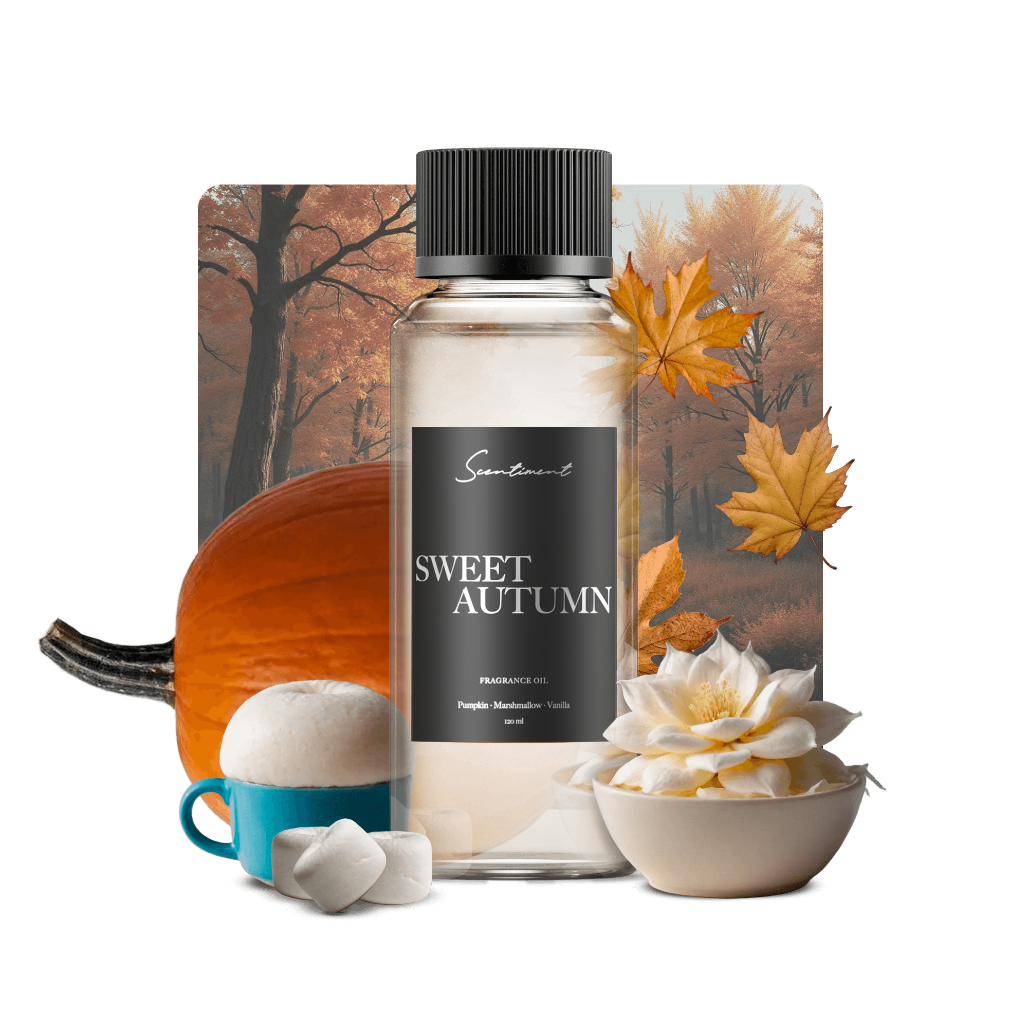 Sweet Autumn Fragrance Diffuser Oil With Ingredients