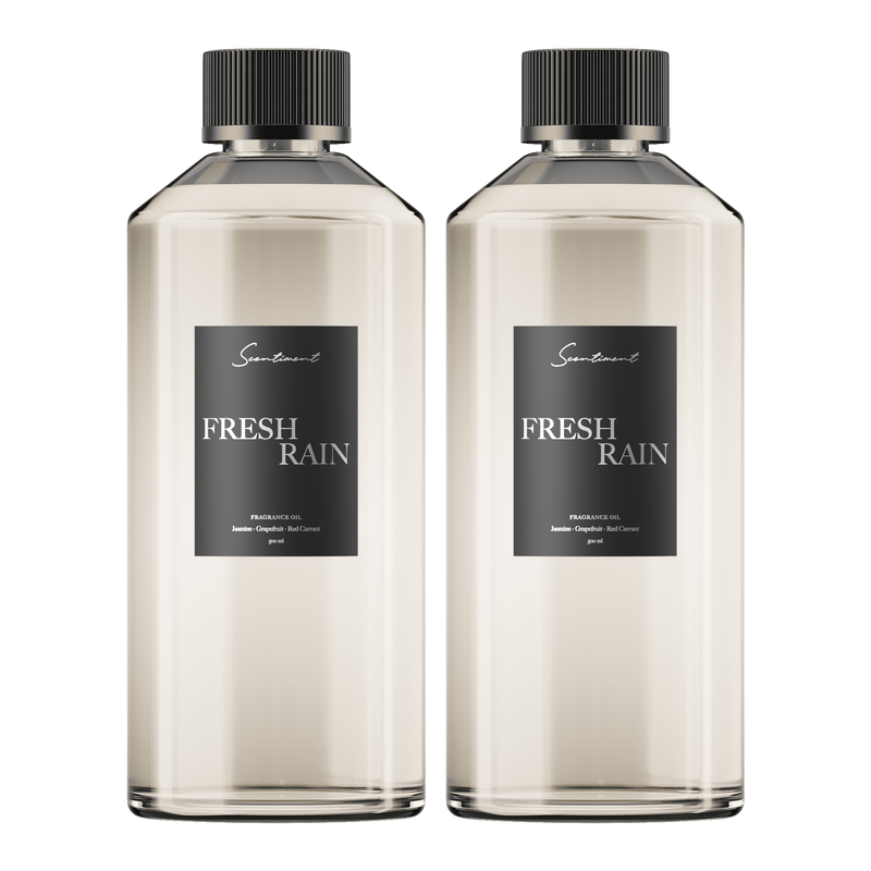 Fresh Rain Fragrance Diffuser Oil Inspired by Marriott® in a two 500 mL Bottles