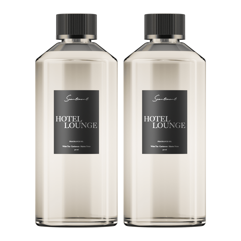 Hotel Lounge Fragrance Diffuser Oil Inspired by Hilton® in Two 500 mL Bottles