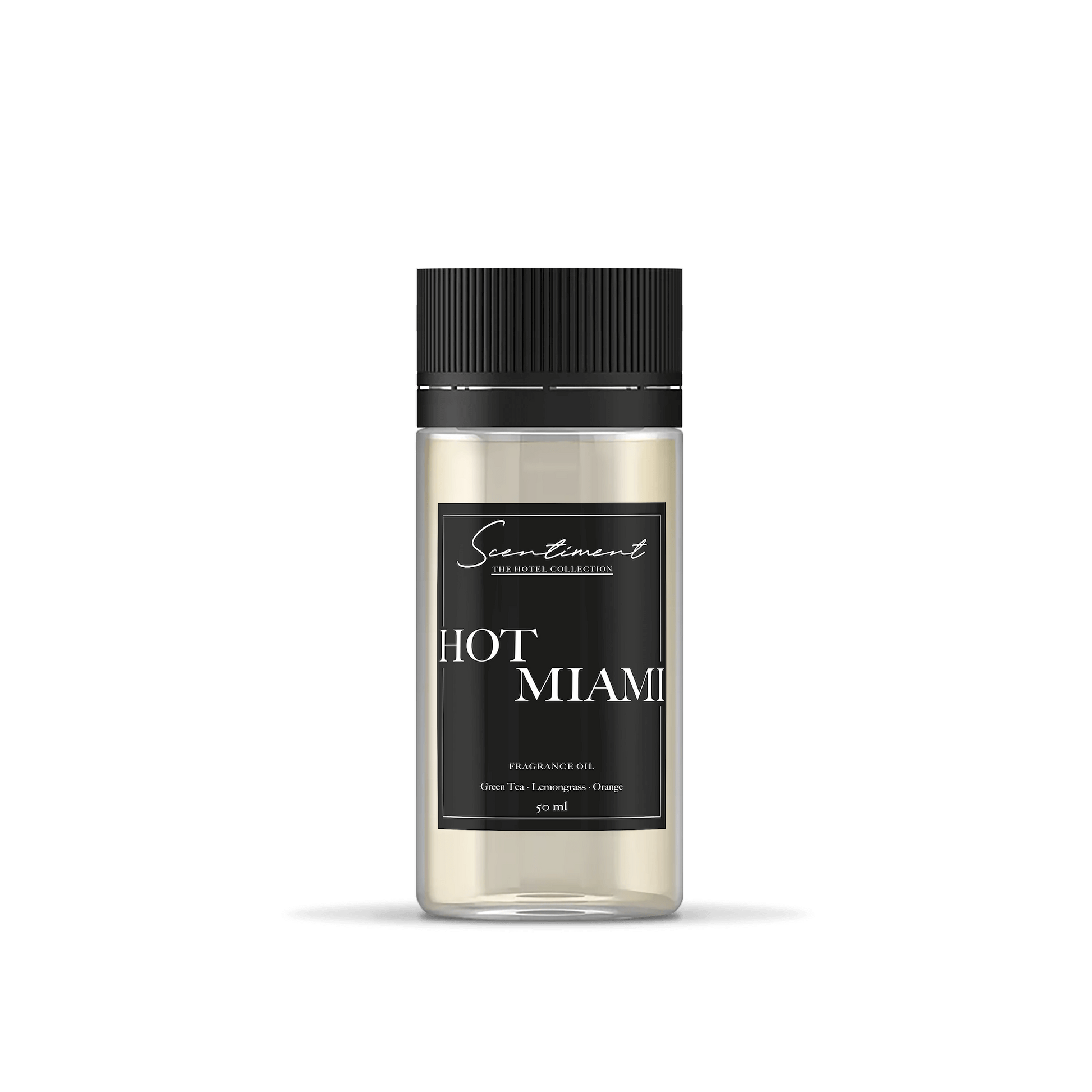 Hot Miami Fragrance Oil inspired by Delano® Beach Club, with notes of  Green Tea, Lemongrass, and Orange.