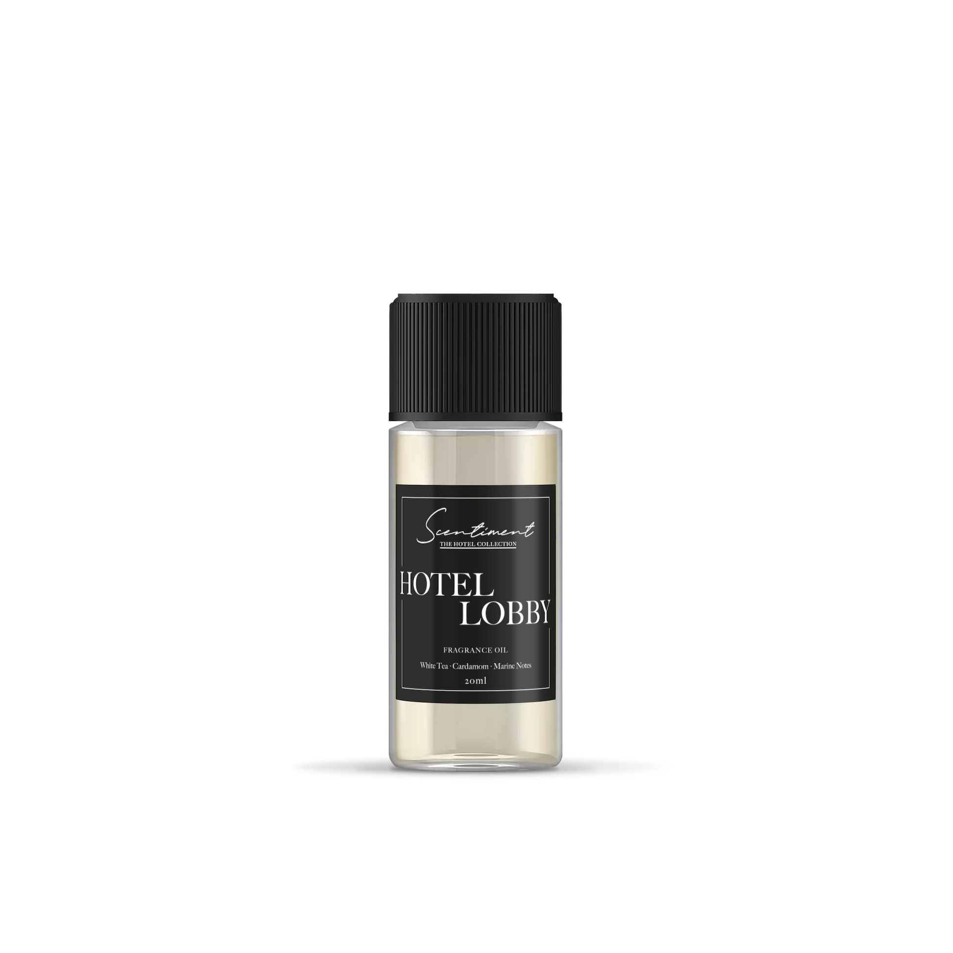 Hotel Lobby Fragrance Oil, inspired by Hilton® with notes of White Tea, Fig, and Roses.
