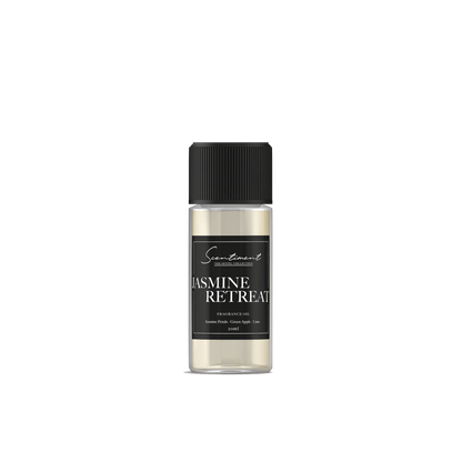 Jasmine Retreat Fragrance Oil, inspired by Hyatt® Hotels. with notes of Jasmine Petals, Green Apple, and Lime.