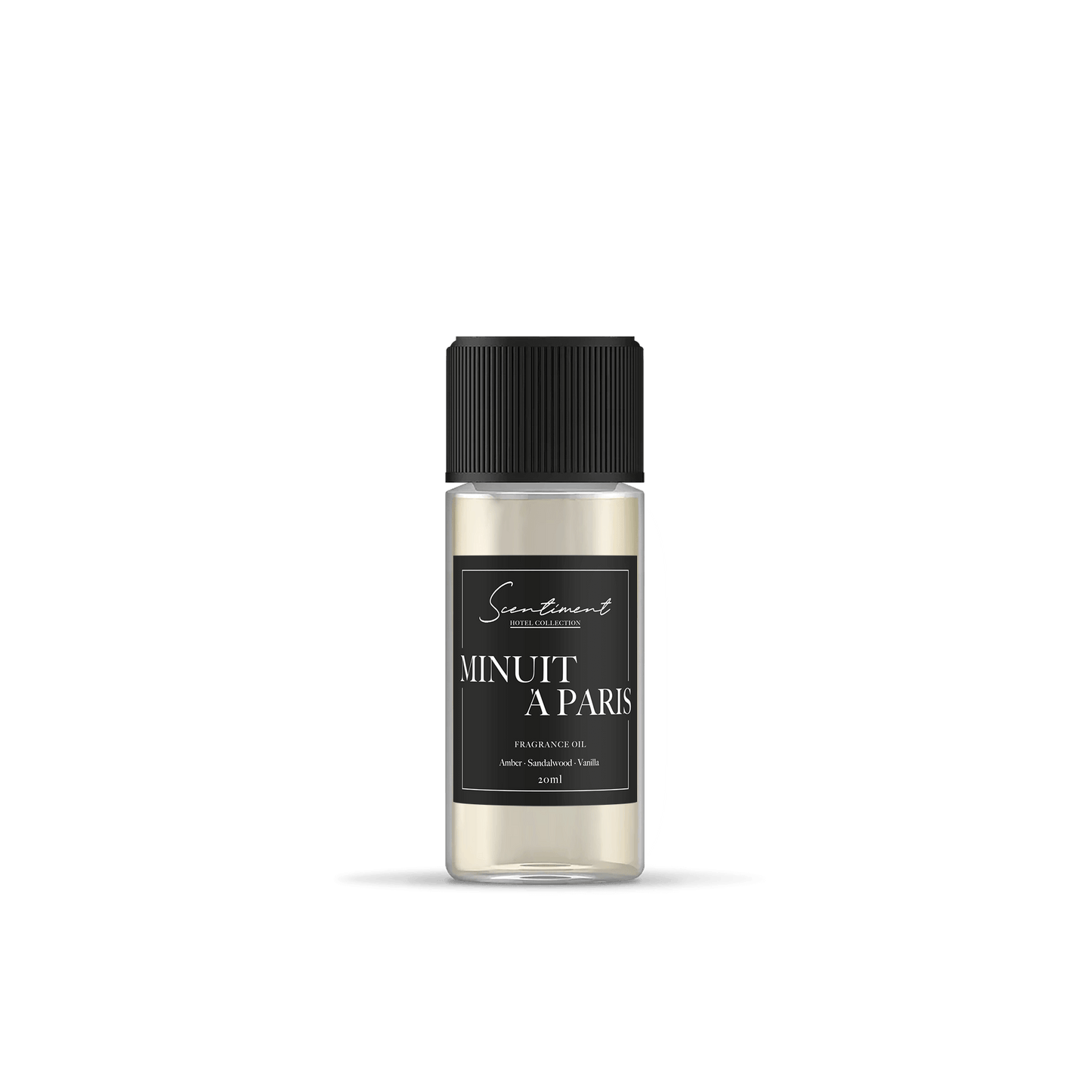 Miniut A Paris Fragrance Oil, ispired by Costes® Hotel, with notes of Amber, Sandalwood, and Vanilla.