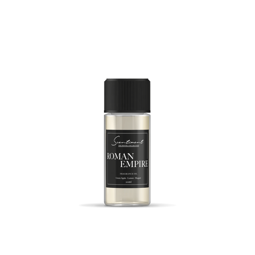 Roman Empire Fragrance Oil, inspired by Caesars Palace®, with notes of Green Apple, Lemon, and Muguet.