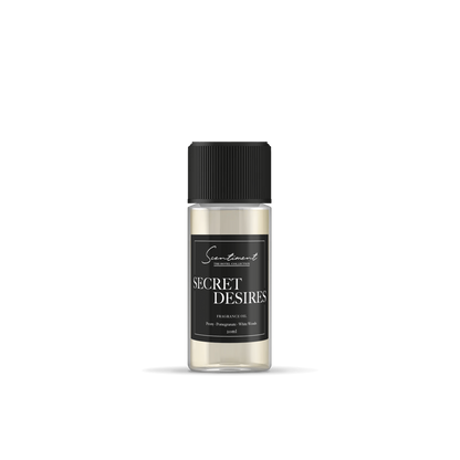 Secret Desires Fragrance Oil, inspired by ARIA® Las Vegas, with notes of Peony, Pomegranate, and White Woods.